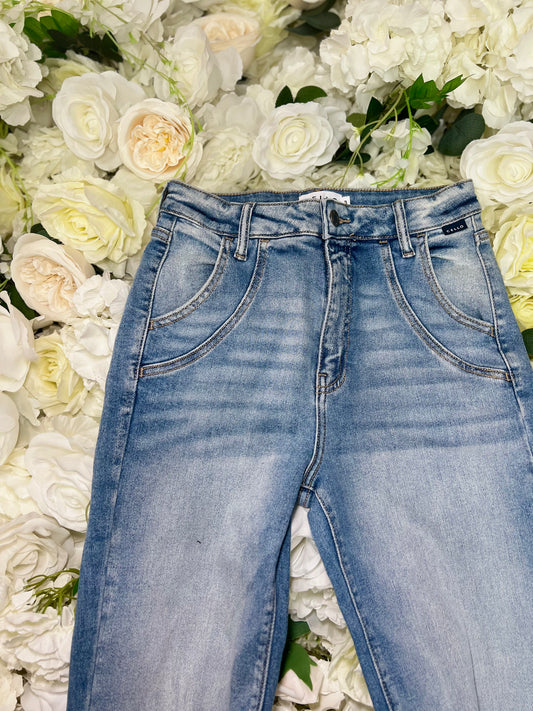 Medium Wash High Rise Jeans