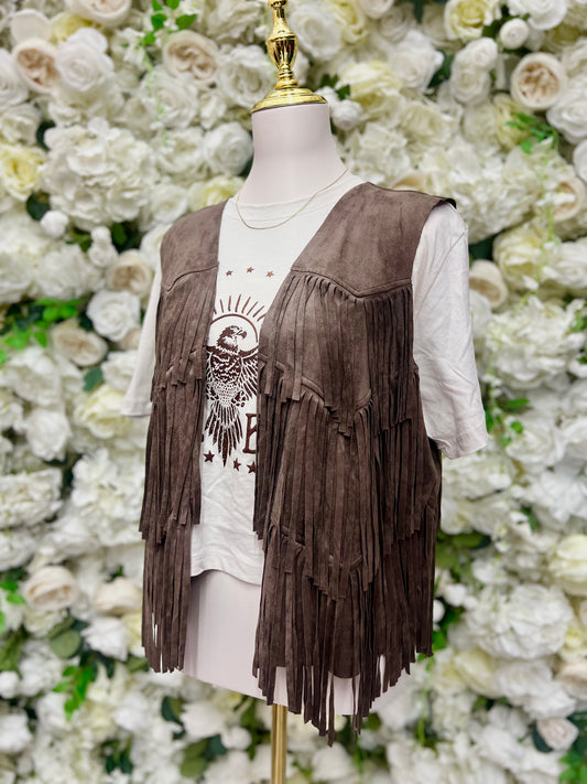 La Vaquera Vest - Chocolate